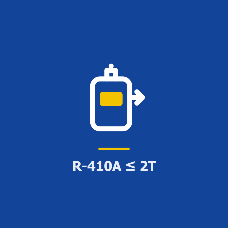 تعبئة فريون R-410A — حتى ٢ طن