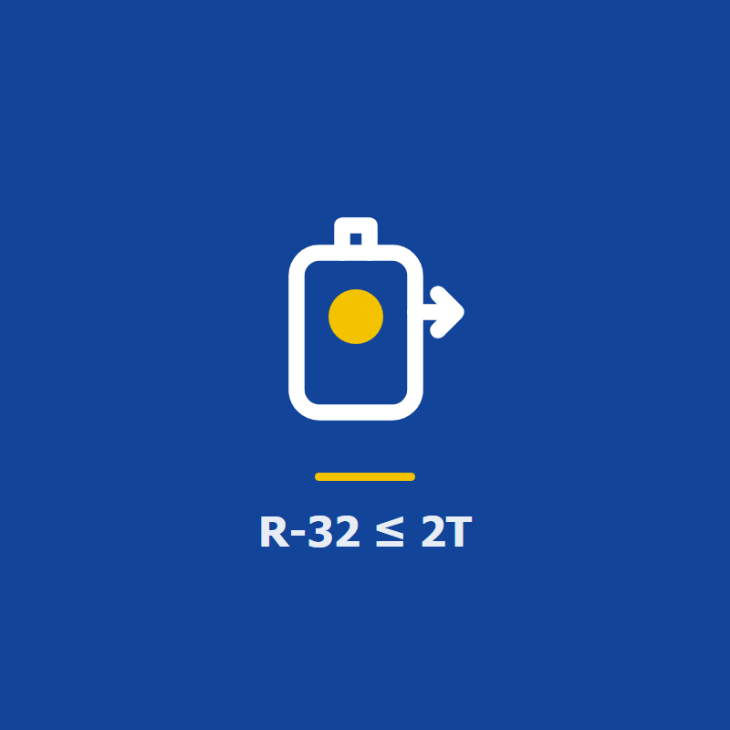 تعبئة فريون R-32 — حتى ٢ طن